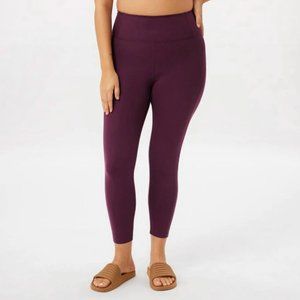 Compressive High-Rise Legging | Plum